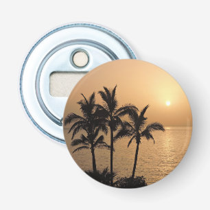 Décapsuleur Palmiers et coucher de soleil romantique