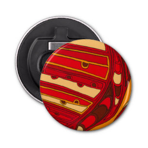 Décapsuleur Panneaux orange Abstraits