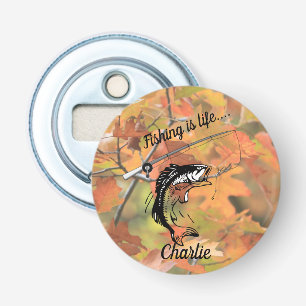 Décapsuleur Pêche Vie Bâton Reel Hochet Basse Poisson