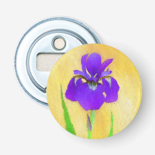 Décapsuleur Peinture Iris à pois pourpre - Chien original mign