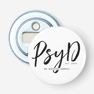 Décapsuleur Personnalisé Elegant PsyD Docteur en Psychologie