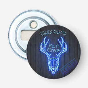 Décapsuleur Personnalisé Homme Cave Neon Deer Antlers Cool
