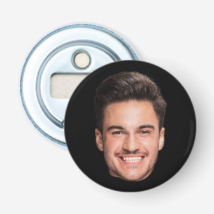 Décapsuleur Personnalisé Visage personnalisé noir