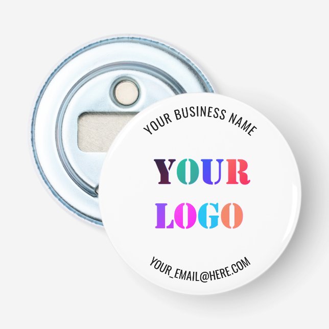 Décapsuleur Personnalisez le logo de votre entreprise et l'ouv (Devant)