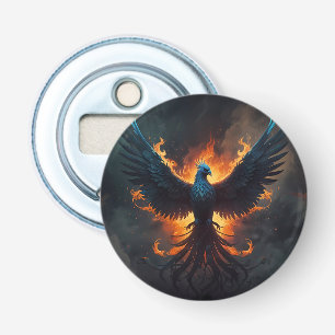 Décapsuleur Phoenix Bird Rising avec flammes