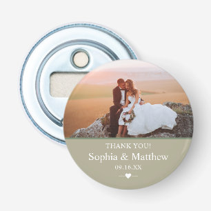 Décapsuleur Photo de remerciement de mariage