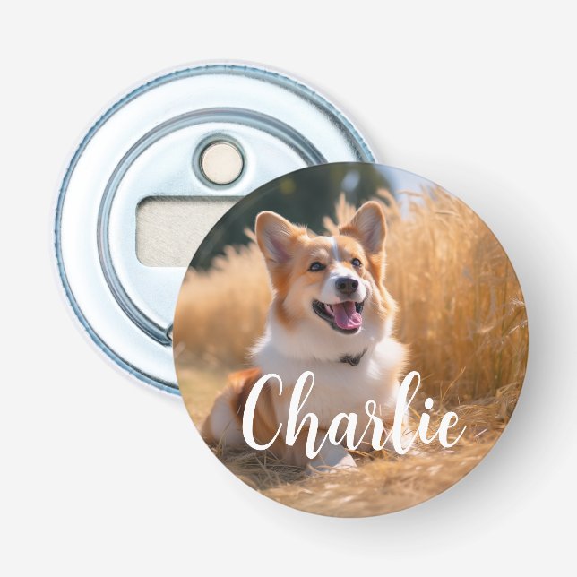Décapsuleur Photo personnalisée pour animaux (Devant)