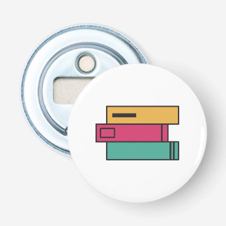 Décapsuleur pile de livres