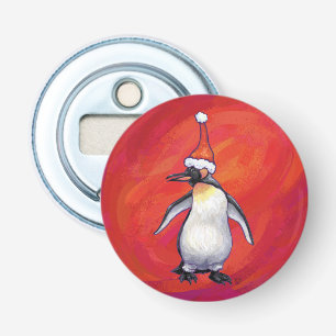 Décapsuleur Pingouin à Santa Hat en rouge
