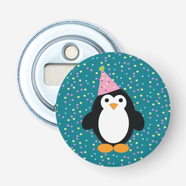 Décapsuleur Pingouin de la fête (Devant)