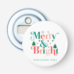 Décapsuleur Pins De Neige Joyeux Et Lumineux