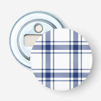 Décapsuleur Plaid Nautical Bleu et Blanc