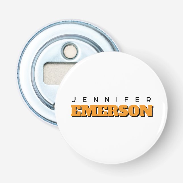 Décapsuleur Plaine moderne minimaliste professionnelle (Devant)