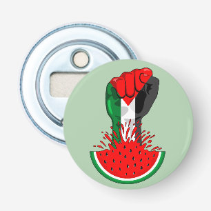Décapsuleur Poing de résistance palestinienne sur le symbole d