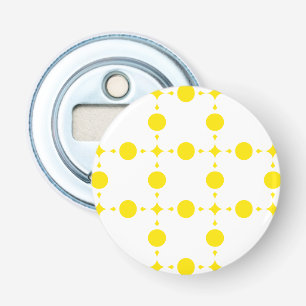 Décapsuleur Pois Jaunes, Motif Polka Dot, Points, Pots