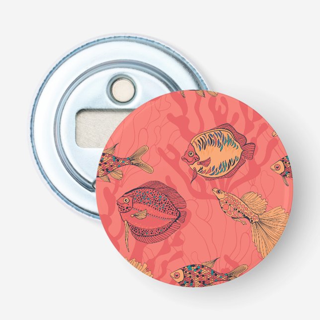 Décapsuleur Poissons sur corail vivant arrière - plan (Devant)