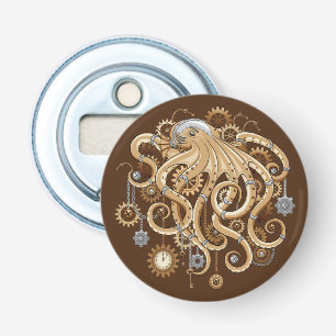 Décapsuleur Poulpe Steampunk Rétro Fantastique Mécanique