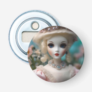 Décapsuleur Poupée Vintage bleue,