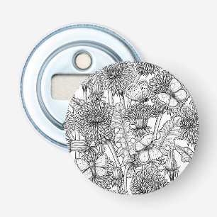 Décapsuleur Pré Dandelion en noir et blanc