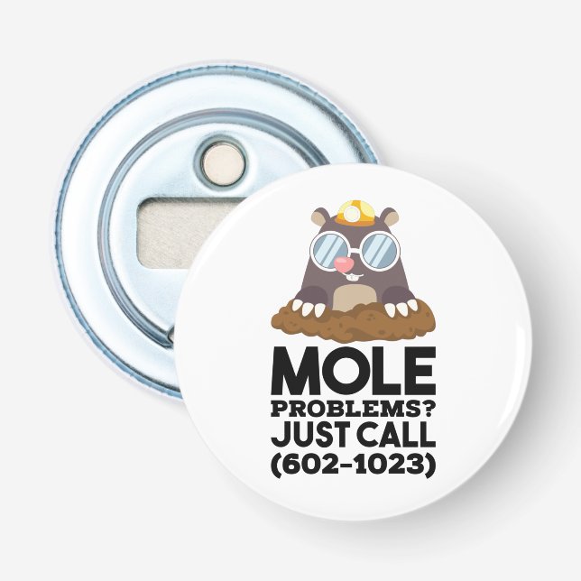 Décapsuleur Problèmes de chimie - Mole (Devant)