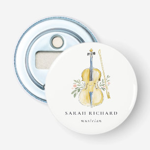 Décapsuleur Professeur de musique violon élégant aquarelle