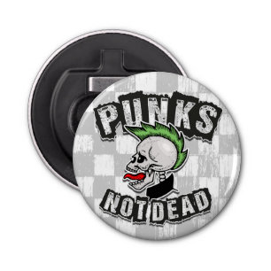 Décapsuleur Punks pas mort Mohawk Punk Rock Rocker