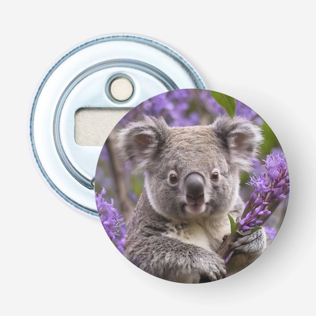 Décapsuleur Purple Jacaranda Koala Ours, (Devant)
