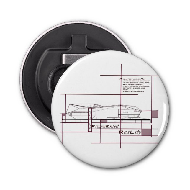 Décapsuleur Réalité fragmentée - Expression architecturale (Devant)