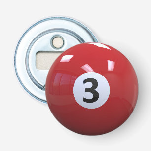 Décapsuleur Red No. 3 Billard Ball de piscine