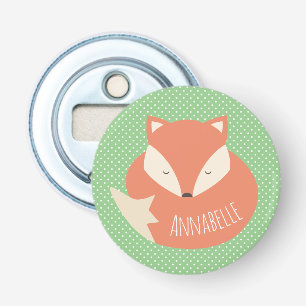 Décapsuleur Renard couché mou personnalisé