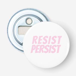 Décapsuleur "Resist Persist" rose pâle blanc