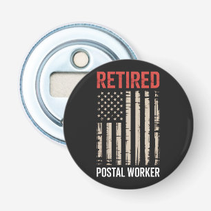 Décapsuleur Retraite de travailleur postal à la retraite