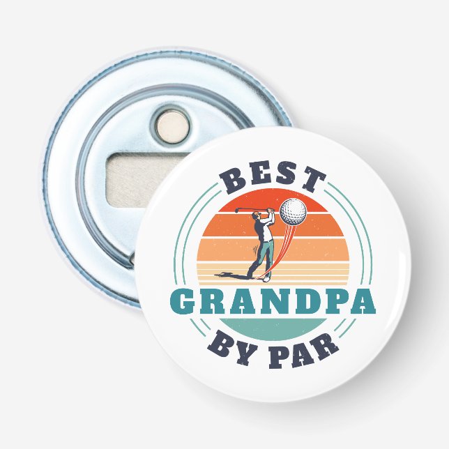 Décapsuleur Retro Best Grand-pa By Par Fête des pères personna (Devant)
