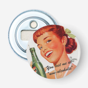 Décapsuleur Retro Girl Soda Advert Drôle Slogan