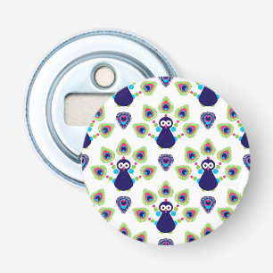 Décapsuleur rétro paon exotique de l'Inde