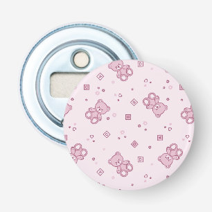 Décapsuleur Rose d'arrière - plan de nounours