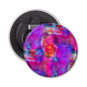 Décapsuleur Rose d'art, bleu, arrière - plan rouge de texture