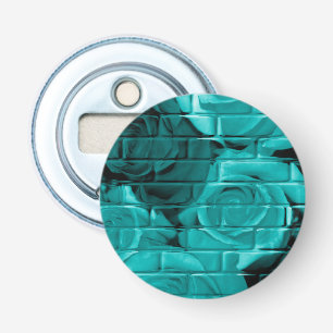 Décapsuleur Roses de briques 03 Ouverture de bouteille Turquoi