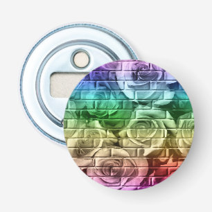 Décapsuleur Roses de briques 16 Rainbow-Round Bottle Opener