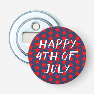 Décapsuleur Rouge Et Bleu 4 juillet Joyeux