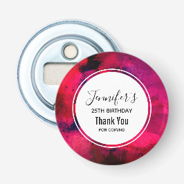 Décapsuleur Rouge foncé et violet Gras moderne Abstrait annive