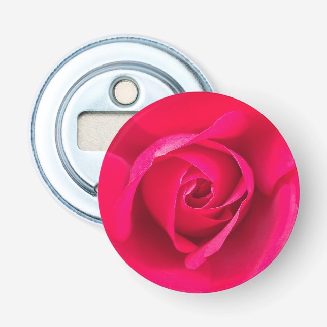 Décapsuleur Rouge Romantique Rose Rose v2 (Devant)