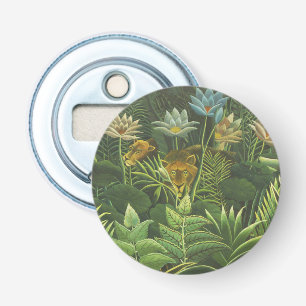 Décapsuleur Rousseau Tropical Jungle Lion Peinture