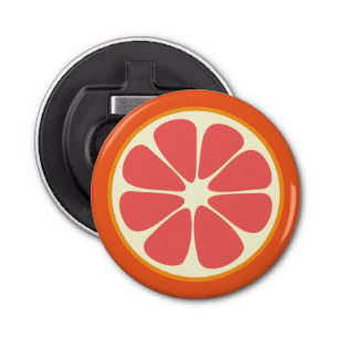 Décapsuleur Ruby Red Grapefruit Juicy Sweet Citrus Fruit Slice