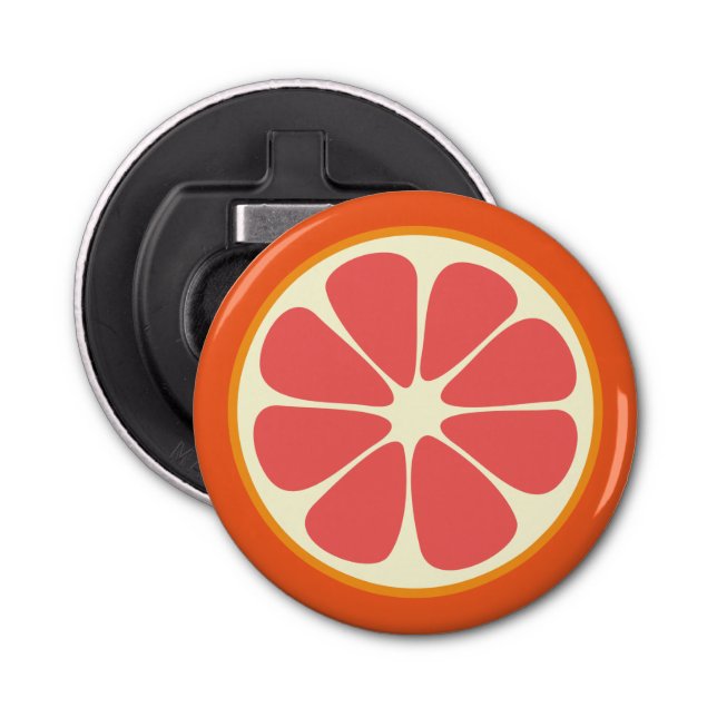Décapsuleur Ruby Red Grapefruit Juicy Sweet Citrus Fruit Slice (Devant)