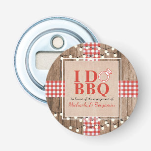 Décapsuleur Rustique I Do BBQ Engagement Partie Couples Douche