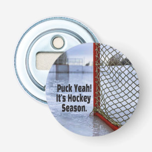 Décapsuleur Saison de hockey glace froid drôle Humour canard