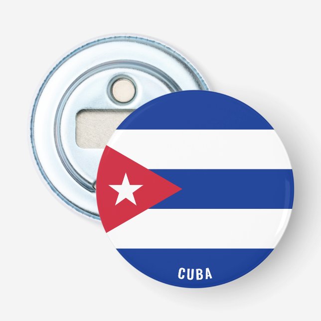 Décapsuleur Salutations à Cuba ! Splendide patriotique (Devant)