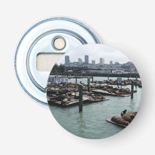 Décapsuleur San Francisco et Pier 39 Sea Lions City Skyline