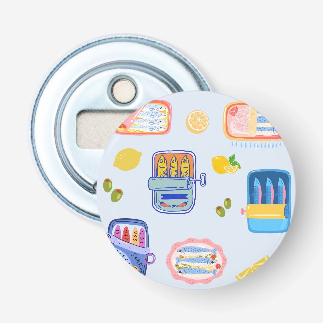 Décapsuleur Sardines et citrons (Devant)